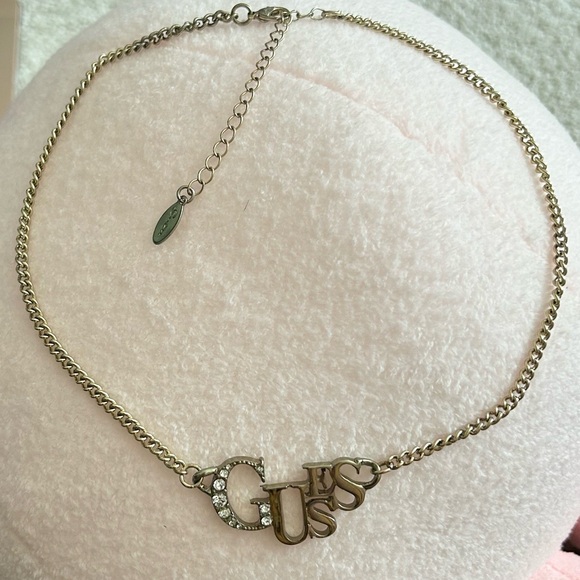 vintage gold guess necklace - Picture 1 of 6